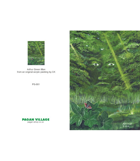 Arthur Green Man Greeting Card