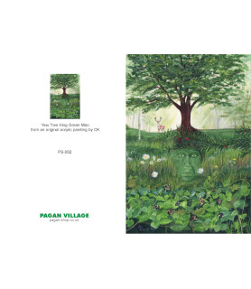 Yew Tree King Greeting Card
