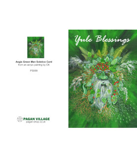 Aegis Yule Green Man Greeting Card